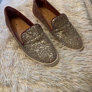 Birdies The Swift Slip On Loafer Sneaker in Pixie Dust Ombre Glitter sneakers